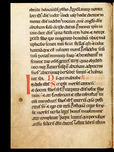 Aarau, Aargauer Kantonsbibliothek, MsWettF 13, f. 54v – Epistolare OCist