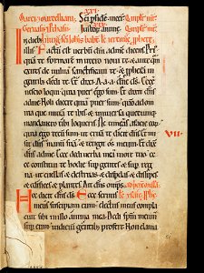 Aarau, Aargauer Kantonsbibliothek, MsWettF 13, f. 81r – Epistolare OCist