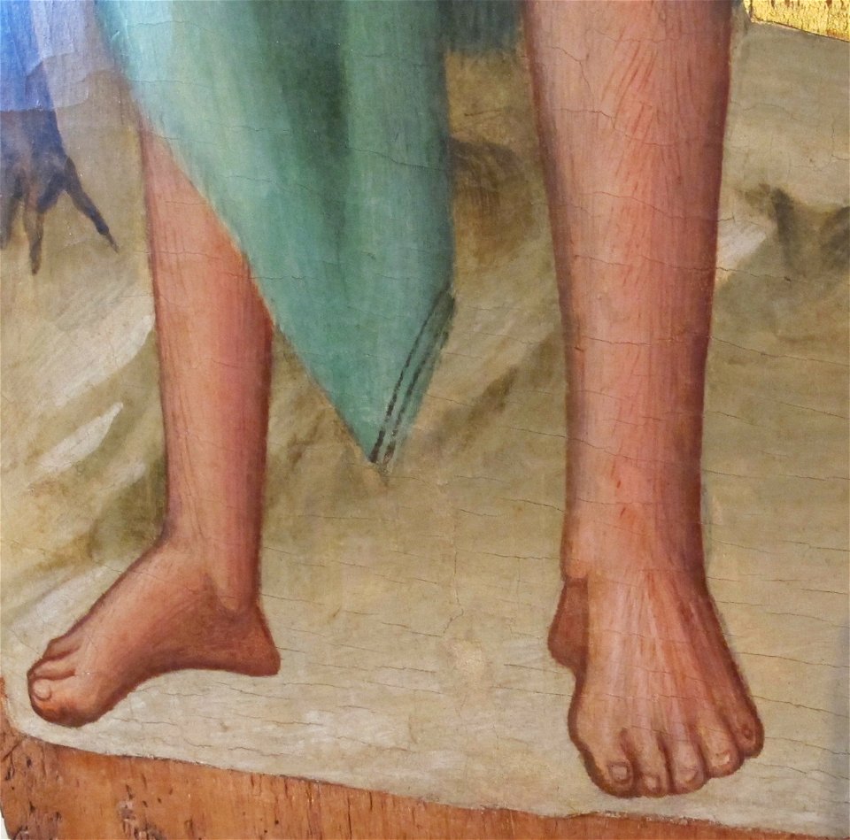 Ambrogio lorenzetti, san giovanni battista, dett