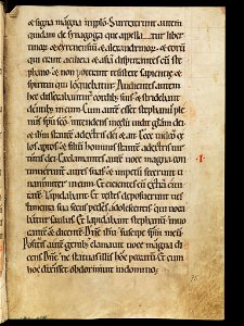 Aarau, Aargauer Kantonsbibliothek, MsWettF 13, f. 75r – Epistolare OCist