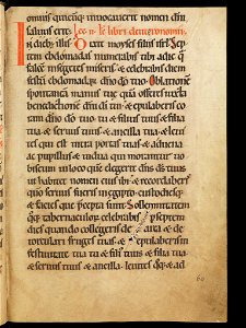 Aarau, Aargauer Kantonsbibliothek, MsWettF 13, f. 60r – Epistolare OCist