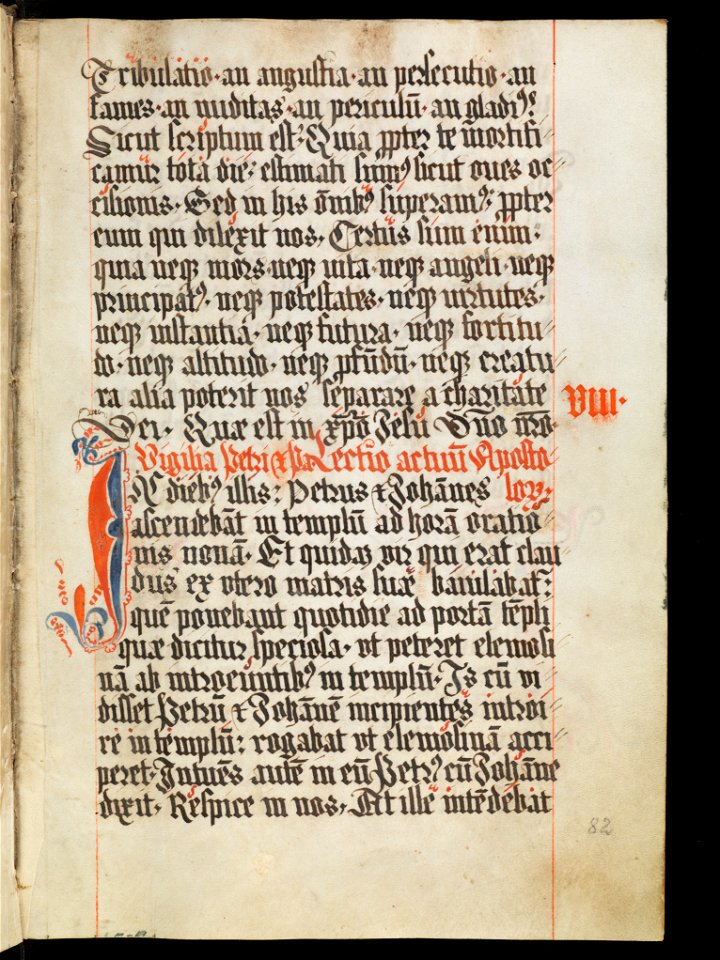 Aarau, Aargauer Kantonsbibliothek, MsWettF 13, f. 82r – Epistolare OCist