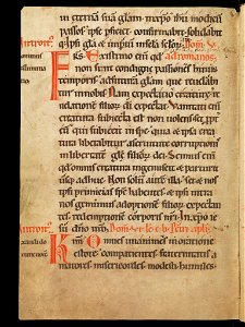 Aarau, Aargauer Kantonsbibliothek, MsWettF 13, f. 63v – Epistolare OCist