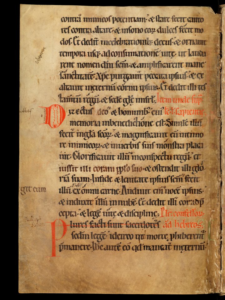 Aarau, Aargauer Kantonsbibliothek, MsWettF 13, f. 98v – Epistolare OCist