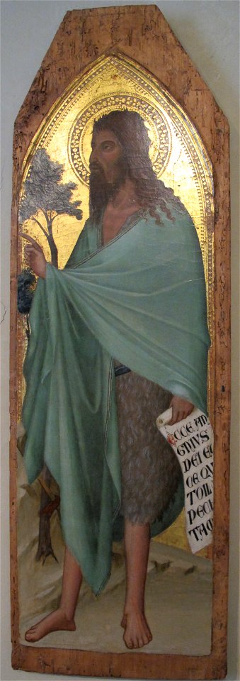 Ambrogio lorenzetti, san giovanni battista