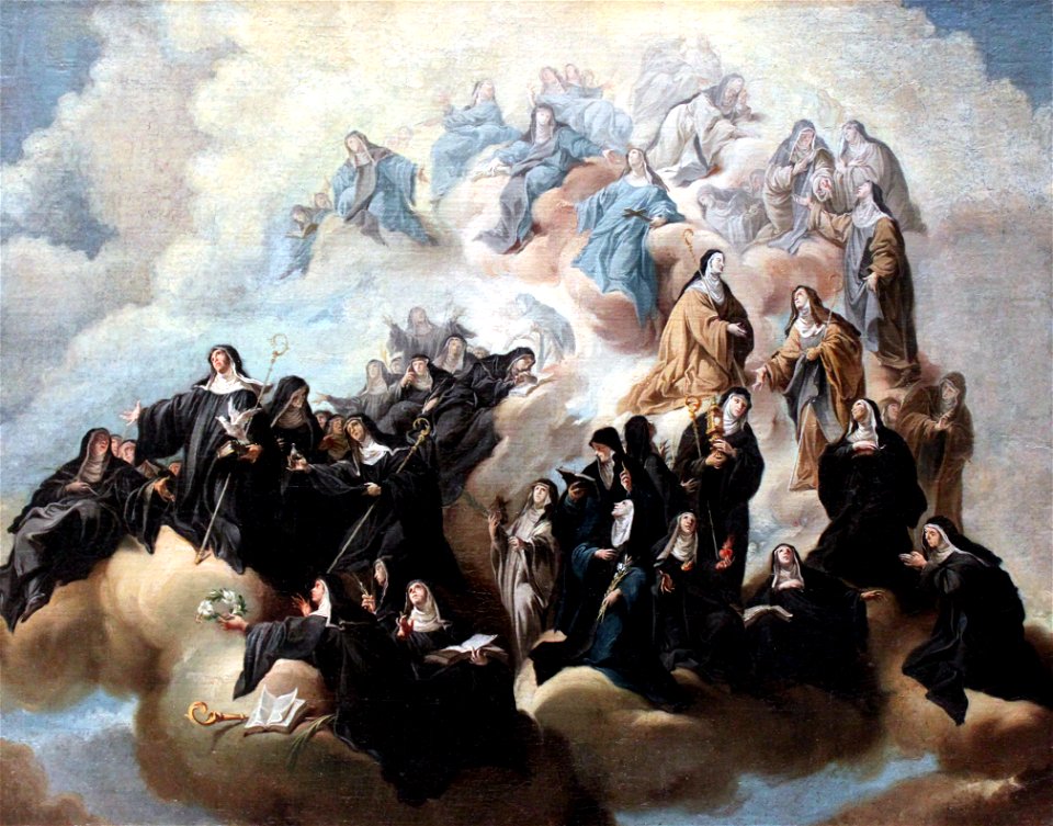 1748 Zeiller Die hl. Scholastika anagoria