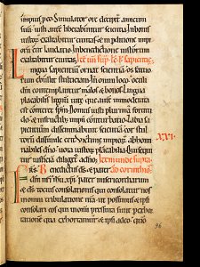 Aarau, Aargauer Kantonsbibliothek, MsWettF 13, f. 96r – Epistolare OCist