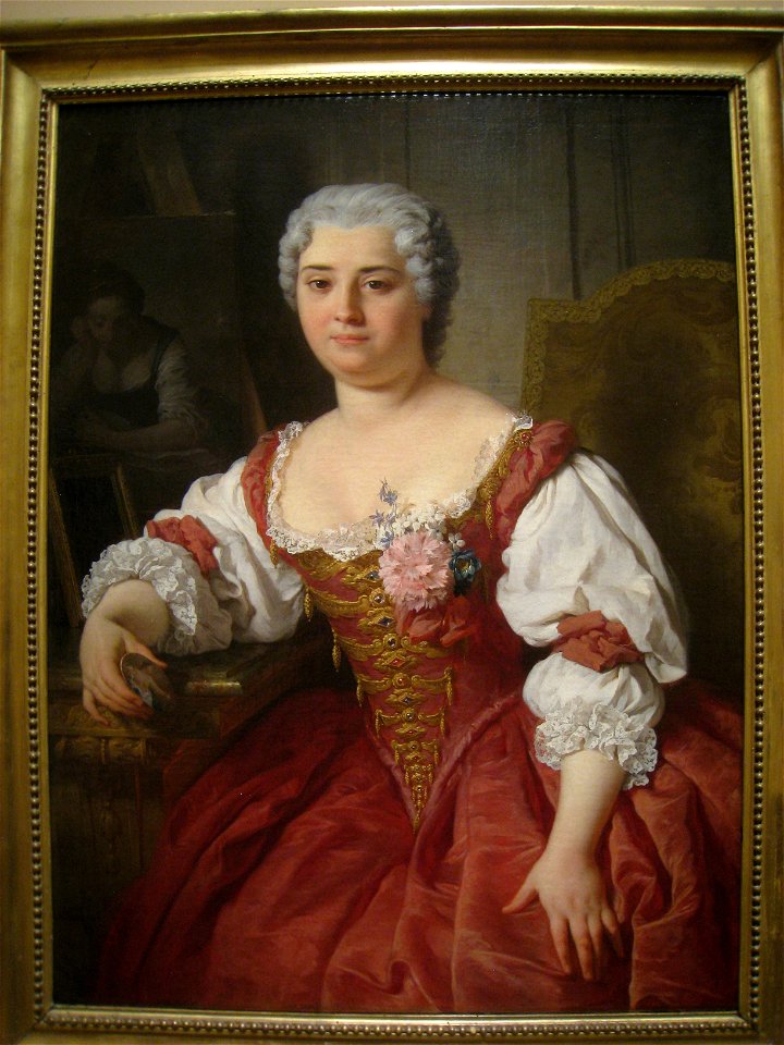 Portrait of Maria Felice Tibaldi by Pierre Subleyras (1699-1749) - IMG 7232