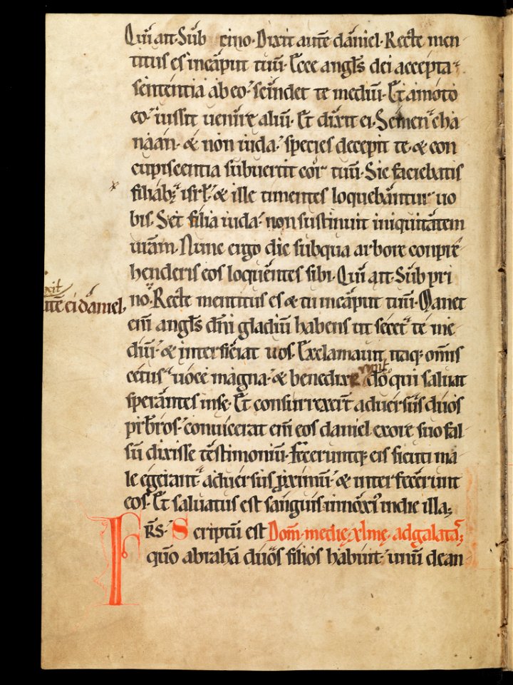 Aarau, Aargauer Kantonsbibliothek, MsWettF 13, f. 30v – Epistolare OCist
