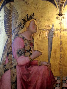 Ambrogio lorenzetti, annunciazione, 1343, 06