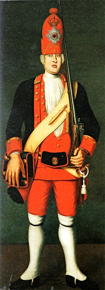 1718 Merk Grenadier Lange Kerls anagoria