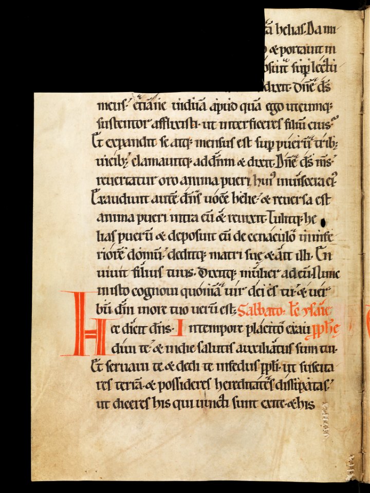 Aarau, Aargauer Kantonsbibliothek, MsWettF 13, f. 34v – Epistolare OCist