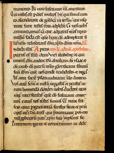 Aarau, Aargauer Kantonsbibliothek, MsWettF 13, f. 48r – Epistolare OCist
