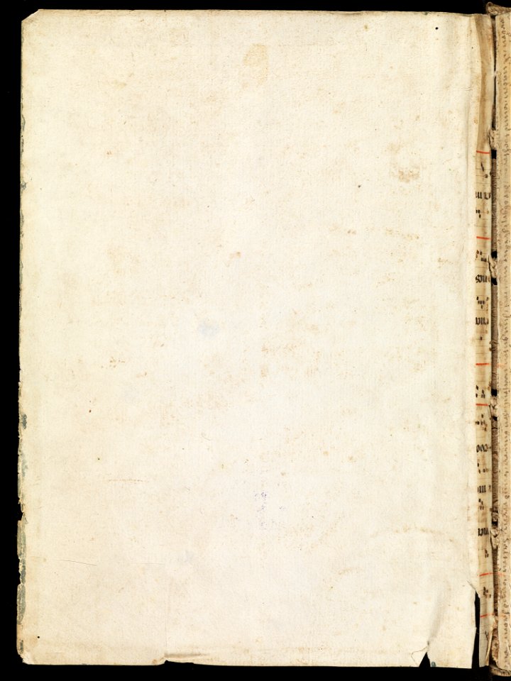 Aarau, Aargauer Kantonsbibliothek, MsWettF 13, f. V1v – Epistolare OCist