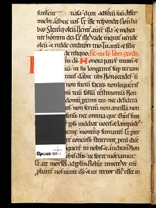 Aarau, Aargauer Kantonsbibliothek, MsWettF 13, QP card on page – Epistolare OCist