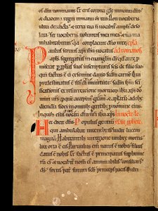 Aarau, Aargauer Kantonsbibliothek, MsWettF 13, f. 5v – Epistolare OCist