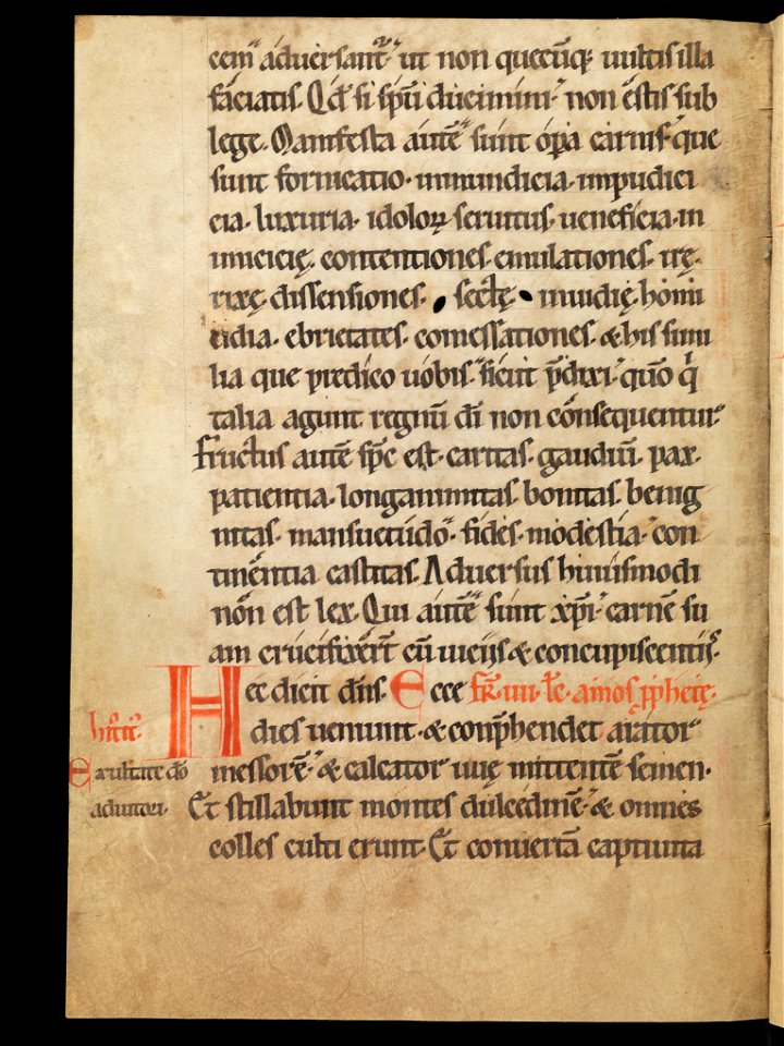 Aarau, Aargauer Kantonsbibliothek, MsWettF 13, f. 67v – Epistolare OCist