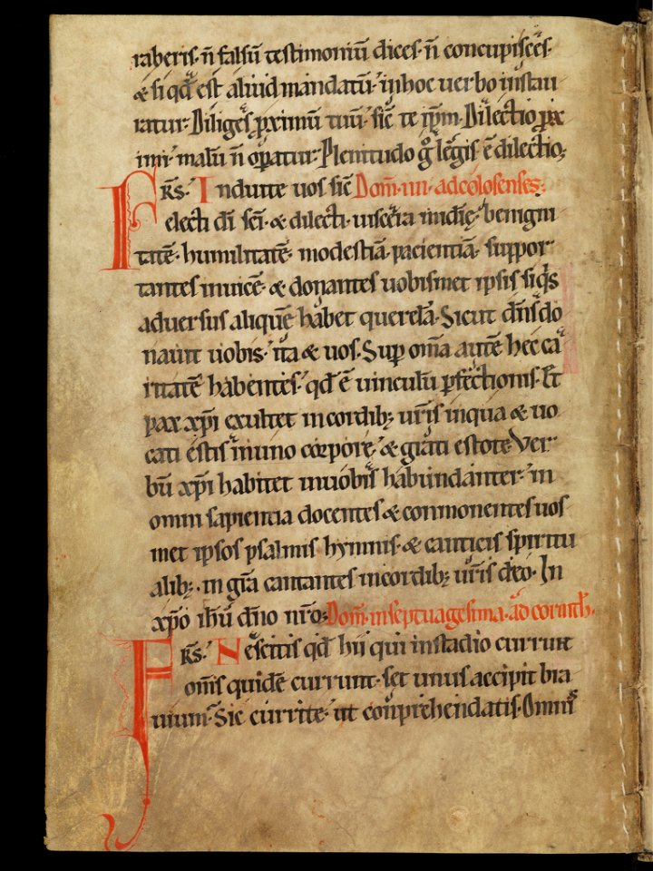 Aarau, Aargauer Kantonsbibliothek, MsWettF 13, f. 9v – Epistolare OCist