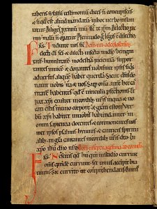 Aarau, Aargauer Kantonsbibliothek, MsWettF 13, f. 9v – Epistolare OCist
