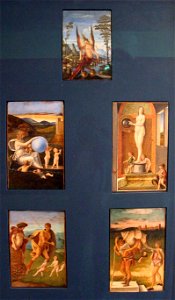 Andrea previtali e giovanni bellini, allegorie, 1490 ca. 01