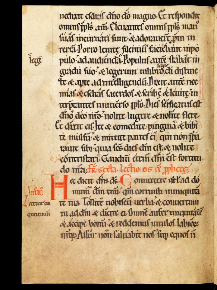 Aarau, Aargauer Kantonsbibliothek, MsWettF 13, f. 68v – Epistolare OCist