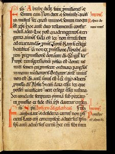 Aarau, Aargauer Kantonsbibliothek, MsWettF 13, f. 67r – Epistolare OCist
