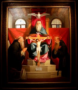 Andrea previtali, madonna con s. agostino e il beato giorgio da cremona (s. nicolò ad almenno san salvatore)