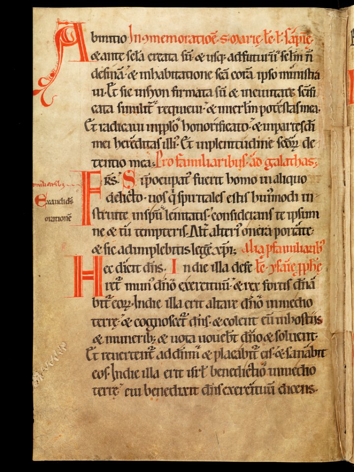 Aarau, Aargauer Kantonsbibliothek, MsWettF 13, f. 101v – Epistolare OCist