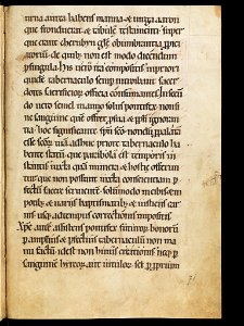 Aarau, Aargauer Kantonsbibliothek, MsWettF 13, f. 71r – Epistolare OCist