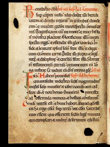 Aarau, Aargauer Kantonsbibliothek, MsWettF 13, f. 97v – Epistolare OCist