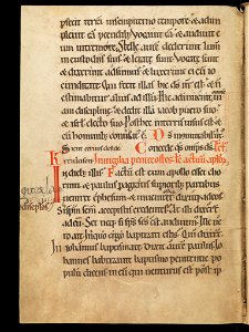Aarau, Aargauer Kantonsbibliothek, MsWettF 13, f. 56v – Epistolare OCist