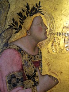 Ambrogio lorenzetti, annunciazione, 1343, 07