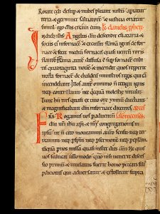 Aarau, Aargauer Kantonsbibliothek, MsWettF 13, f. 4v – Epistolare OCist