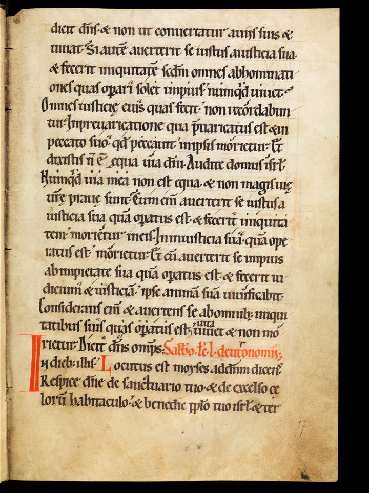 Aarau, Aargauer Kantonsbibliothek, MsWettF 13, f. 17r – Epistolare OCist