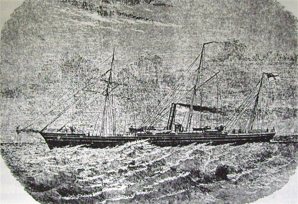 Anges Harriet. träsnitt 1866. Nyköpings mekaniska verkstad. Schnell
