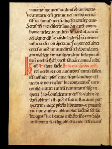 Aarau, Aargauer Kantonsbibliothek, MsWettF 13, f. 51v – Epistolare OCist