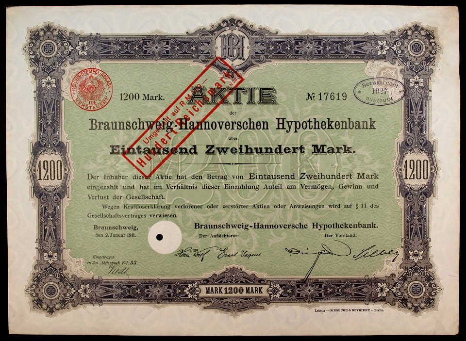 Braunschweig-Hannoversche Hypothekenbank 1911