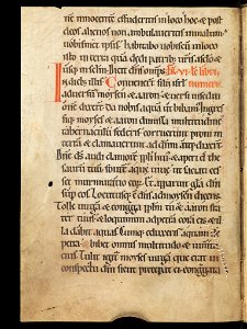 Aarau, Aargauer Kantonsbibliothek, MsWettF 13, f. 27v – Epistolare OCist