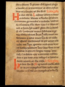Aarau, Aargauer Kantonsbibliothek, MsWettF 13, f. 3v – Epistolare OCist