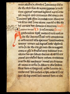 Aarau, Aargauer Kantonsbibliothek, MsWettF 13, f. 45v – Epistolare OCist