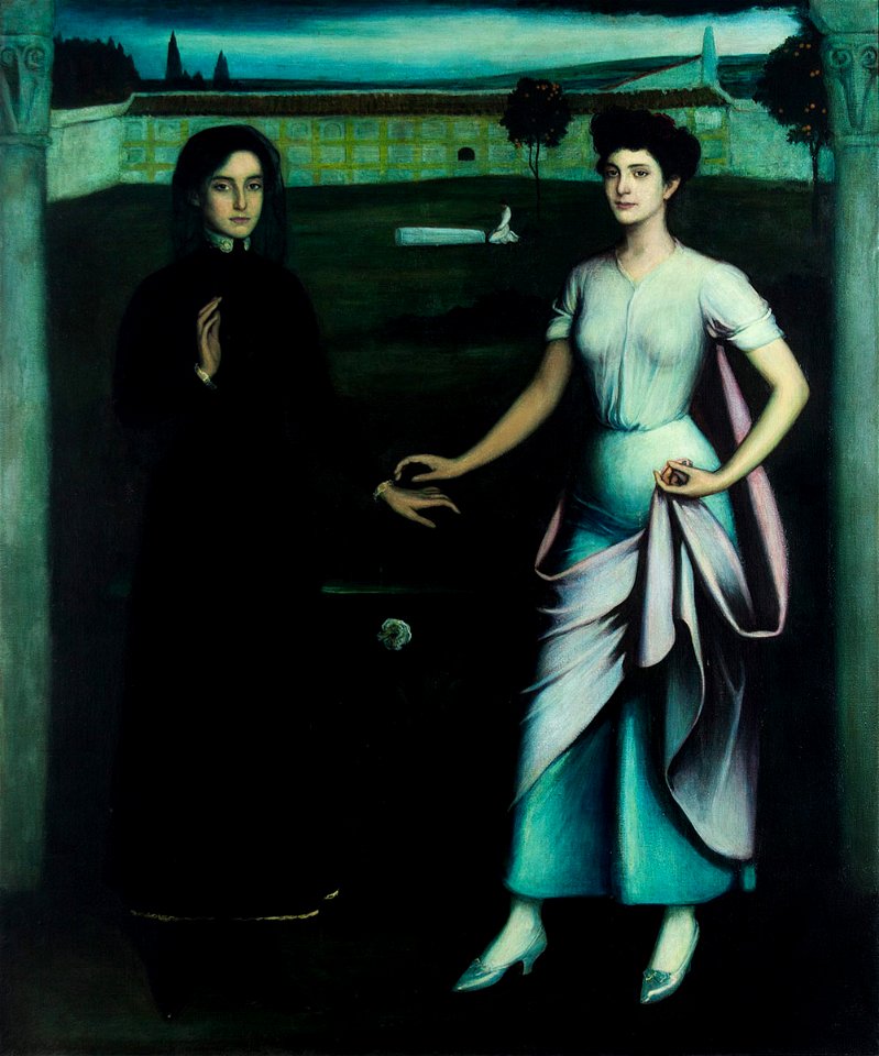 Amor sagrado, amor profano by Julio Romero de Torres