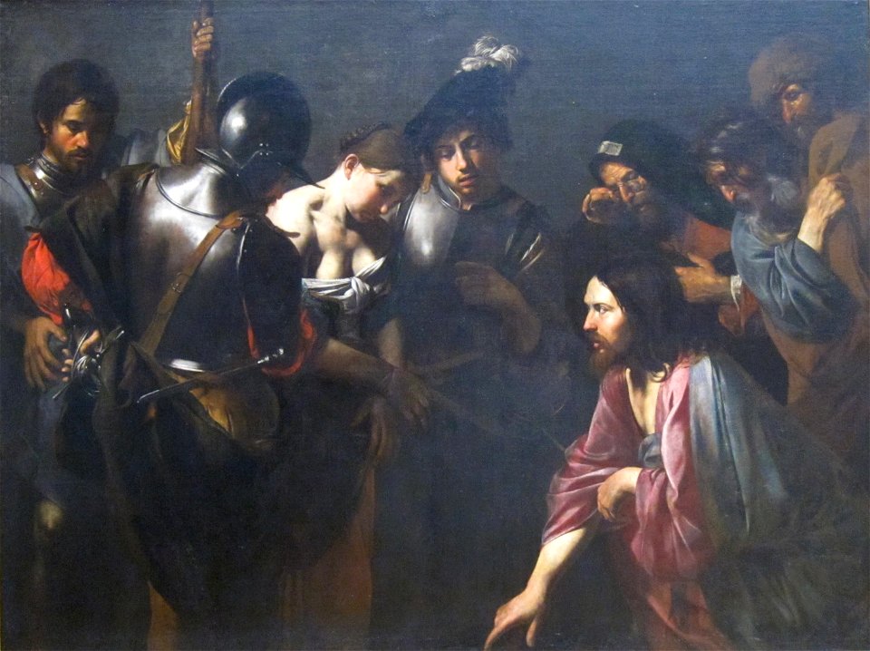 Christ and the Adulteress by Valentin de Boulogne, Getty Center