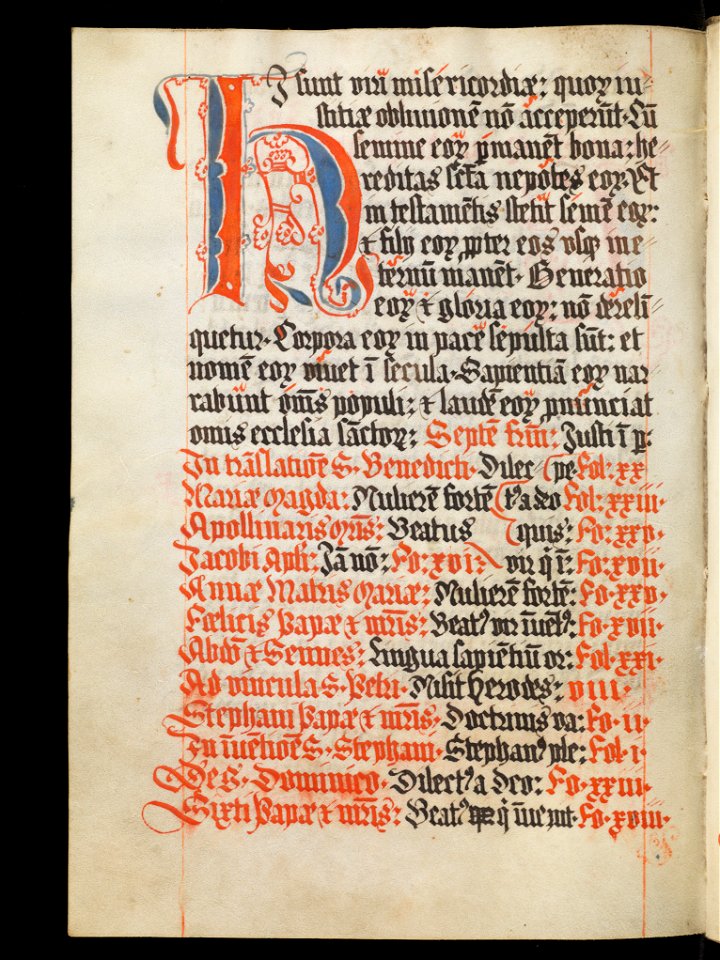 Aarau, Aargauer Kantonsbibliothek, MsWettF 13, f. 84v – Epistolare OCist