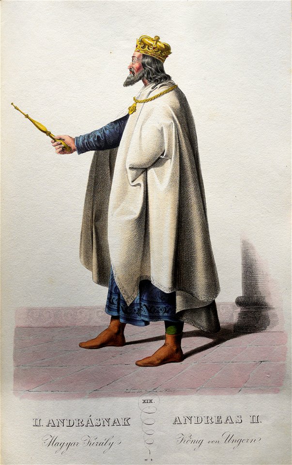 Andreas II. Litho