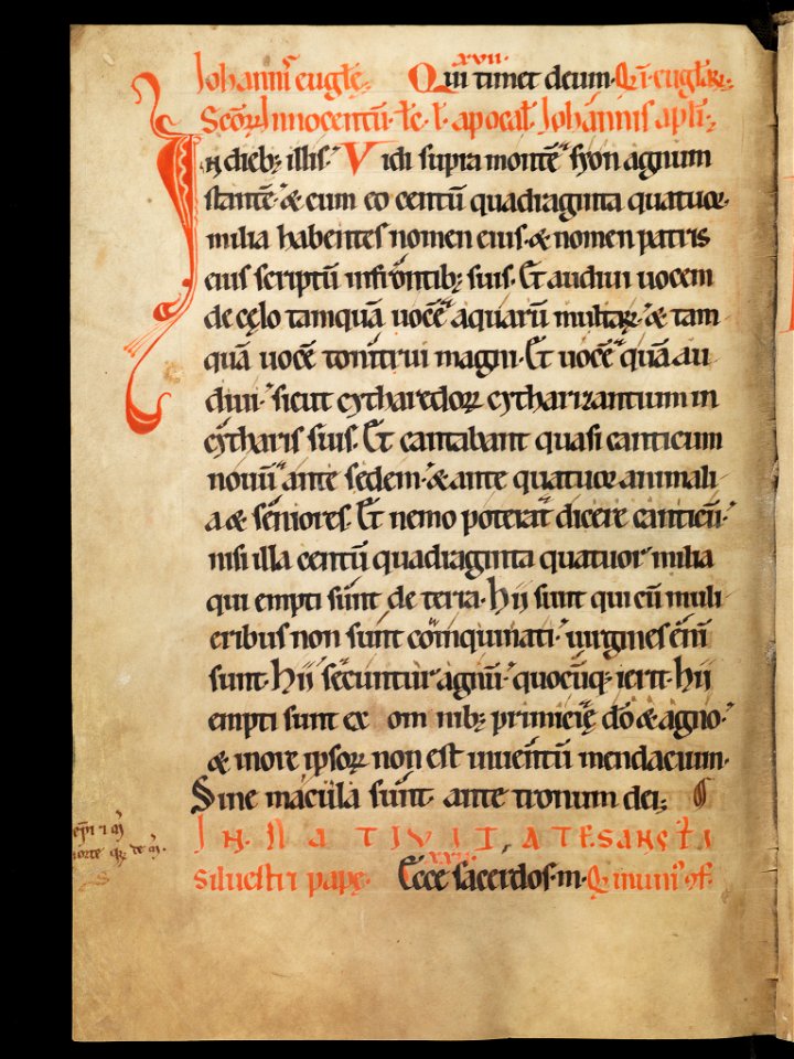 Aarau, Aargauer Kantonsbibliothek, MsWettF 13, f. 75v – Epistolare OCist