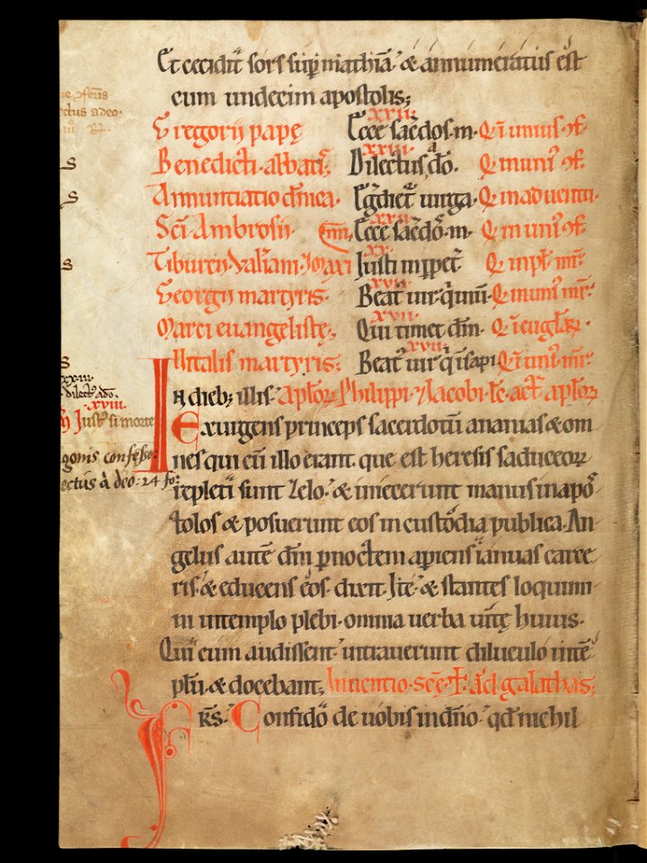 Aarau, Aargauer Kantonsbibliothek, MsWettF 13, f. 79v – Epistolare OCist