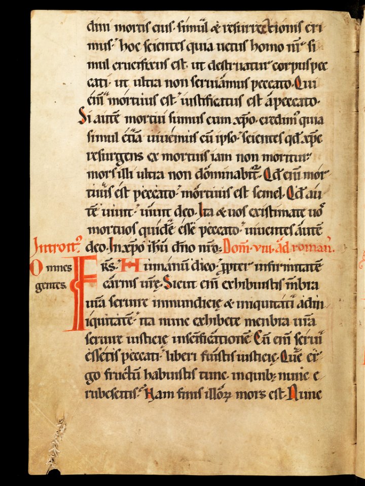 Aarau, Aargauer Kantonsbibliothek, MsWettF 13, f. 64v – Epistolare OCist