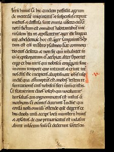 Aarau, Aargauer Kantonsbibliothek, MsWettF 13, f. 79r – Epistolare OCist