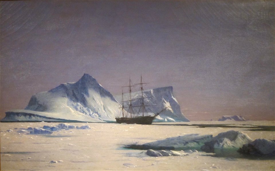 'Scene in the Arctic' by William Bradford, De Young Museum