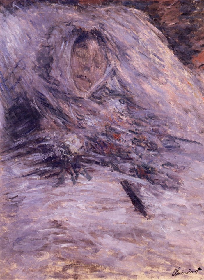 Claude Monet - Camille Monet sur son lit de mort